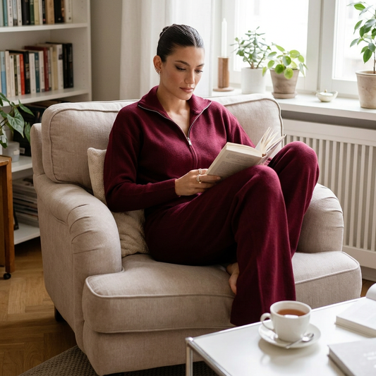 Cardigan tricoté zippé pour femmes Demi | Fermeture éclair intégrale, ourlet et poignets côtelés