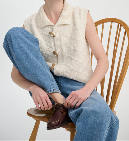 Ottilie Women's Vest - fabric and finish detail