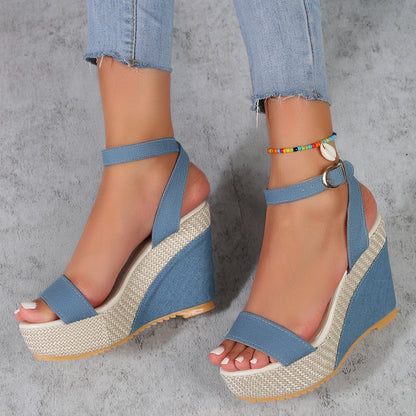 Ines Women's Platform Espadrilles - styled view
