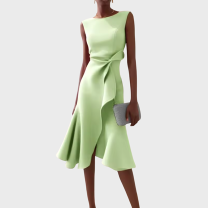 Anouk Women's Asymmetric Midi Dress - shown in use