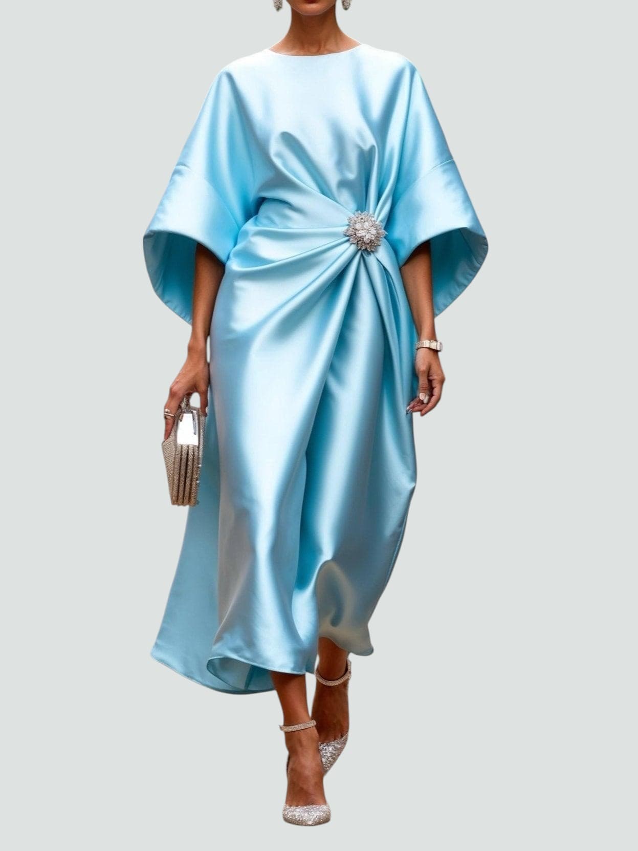Faye Women's Dress - fabric and finish detail