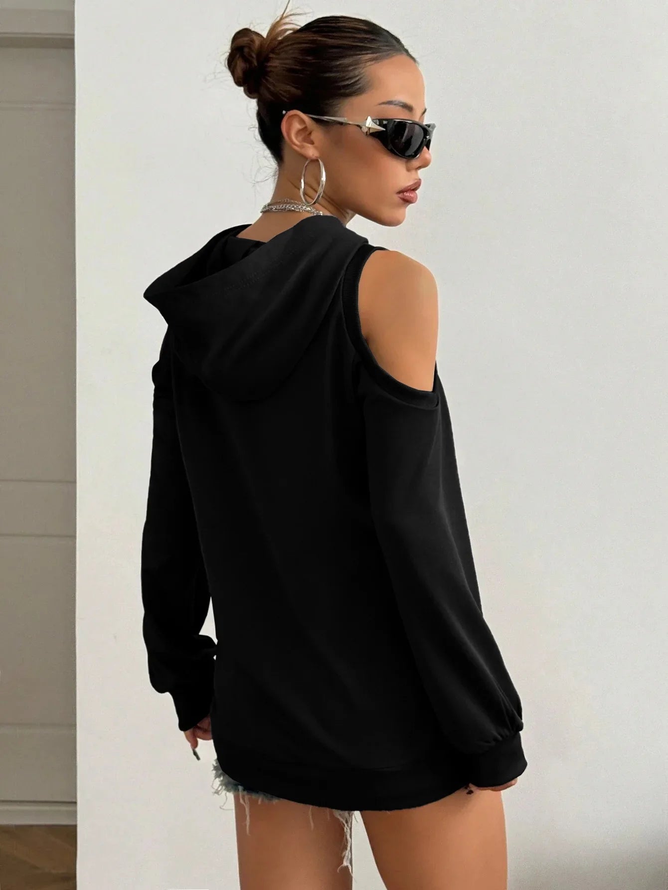 Vienna Women's Hoodie - flat lay