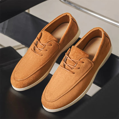 Astrid Women's Suede Loafers - full-length view