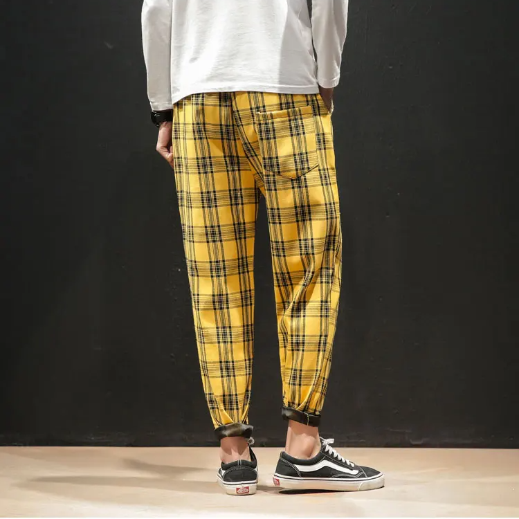 Ines Women's Plaid Trousers - back view