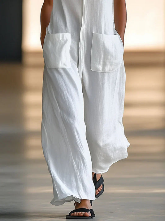 Maren Women's Wide Leg Jumpsuit - front view
