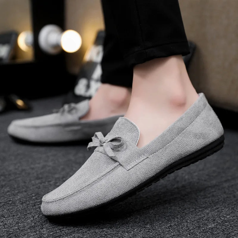 Faye Women's Suede Loafers - flat lay
