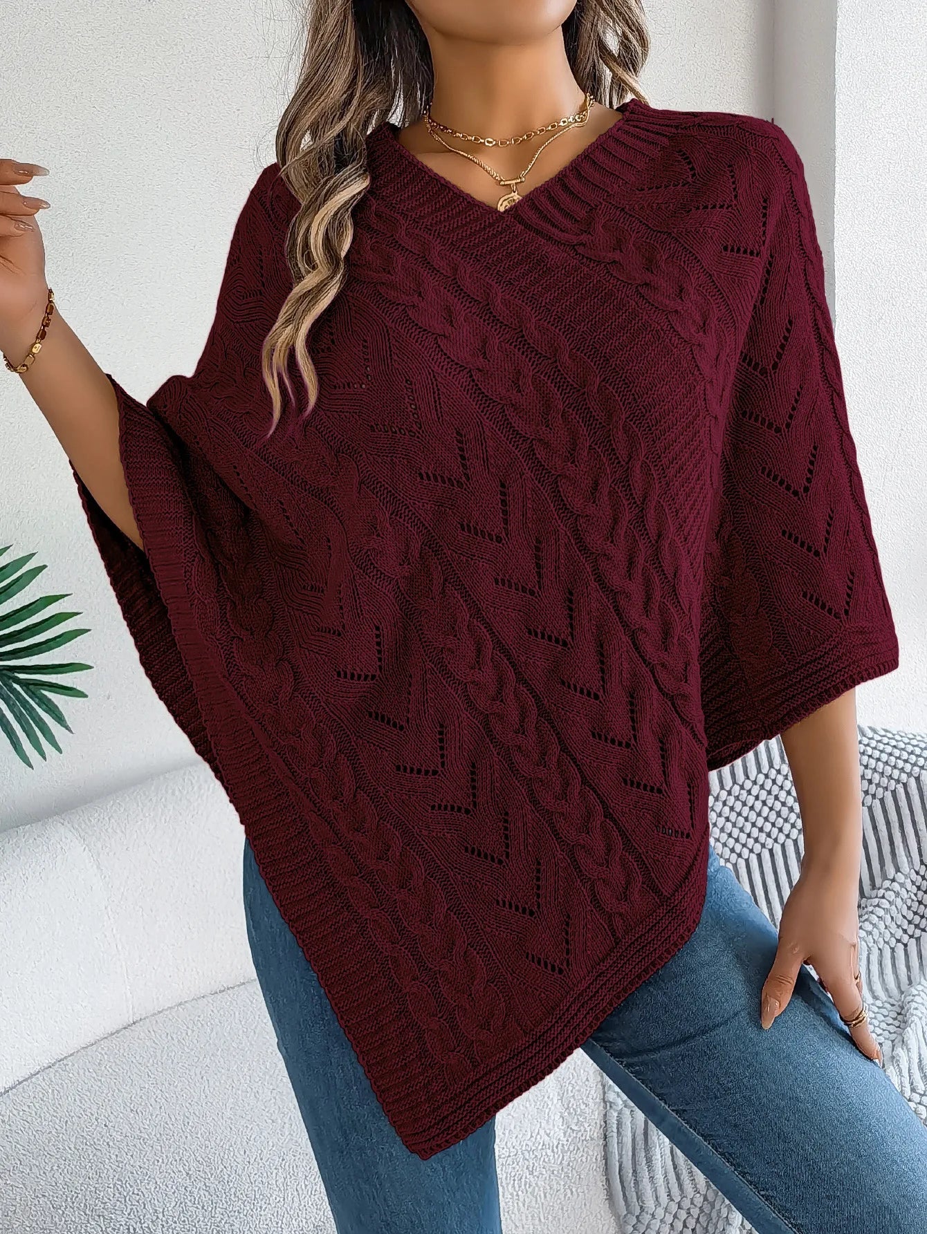 Verity Women's Sweater - fabric and finish detail