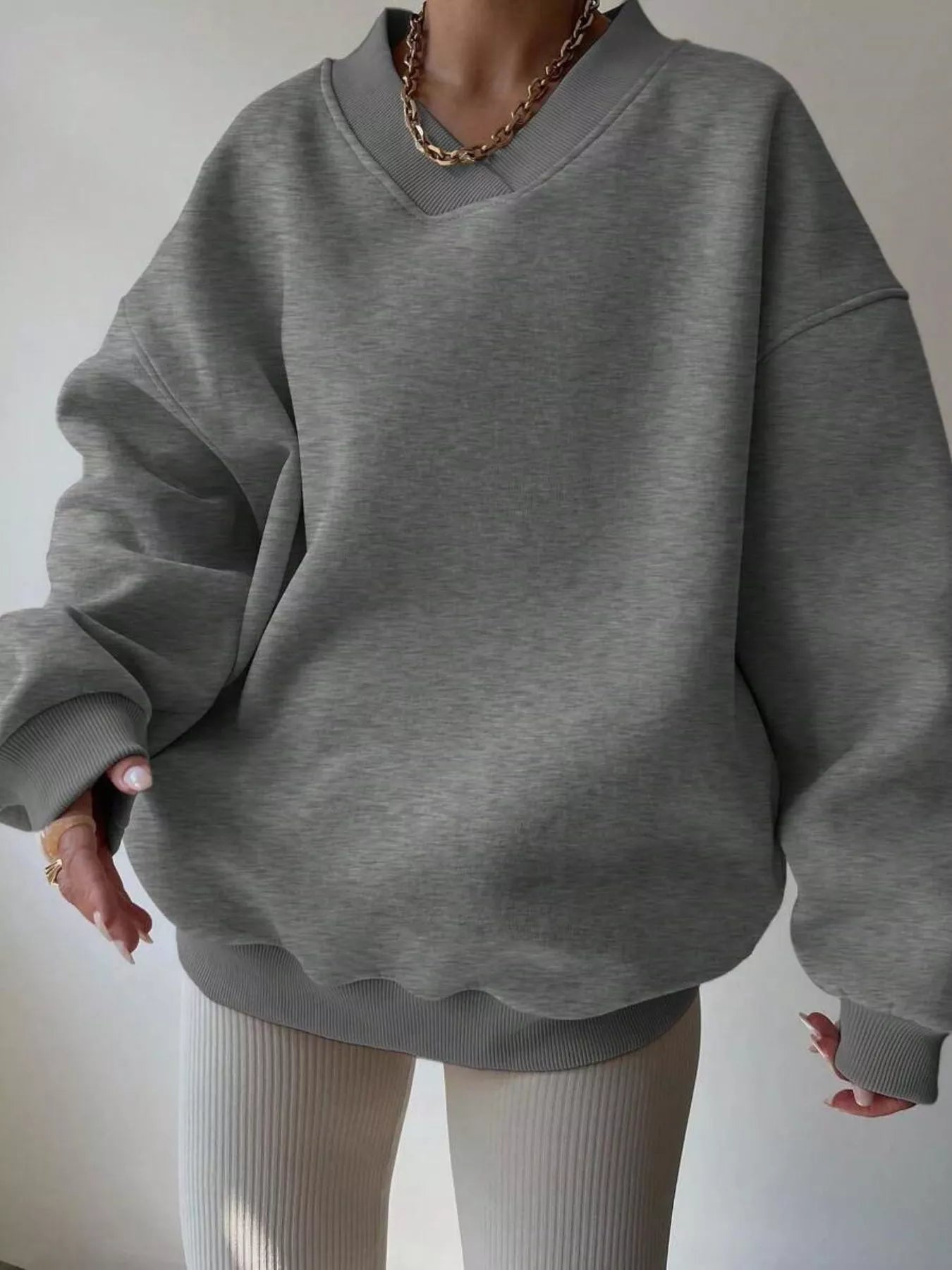 Margot Women's Oversized Sweater - styled view