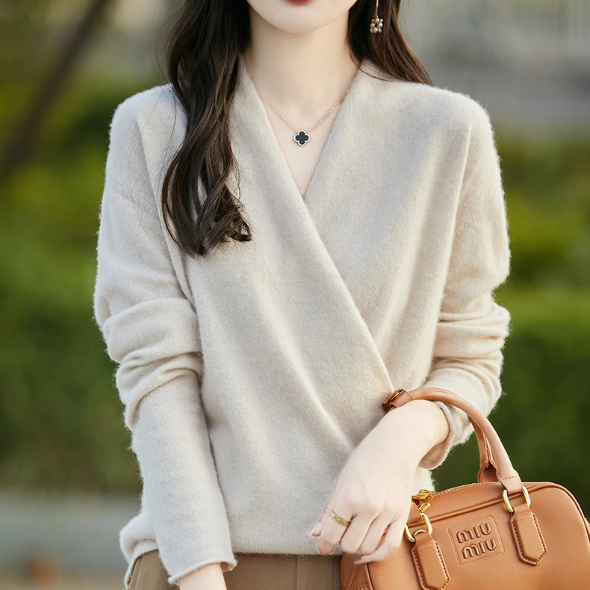Wilda Women's Sweater - shown in use