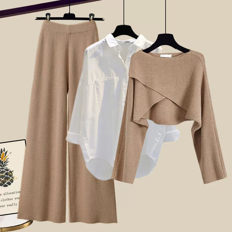 Freya Women's Two-piece Set | Grey, Khaki