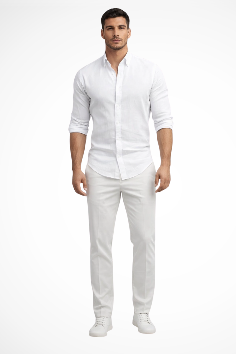 Casper Men's Shirt | Loose Fit, Cotton, Lapel