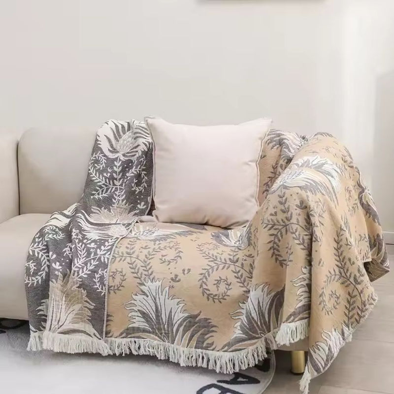 Pine Heritage Threads Cotton Blanket Throw | Cotton, Year-Round