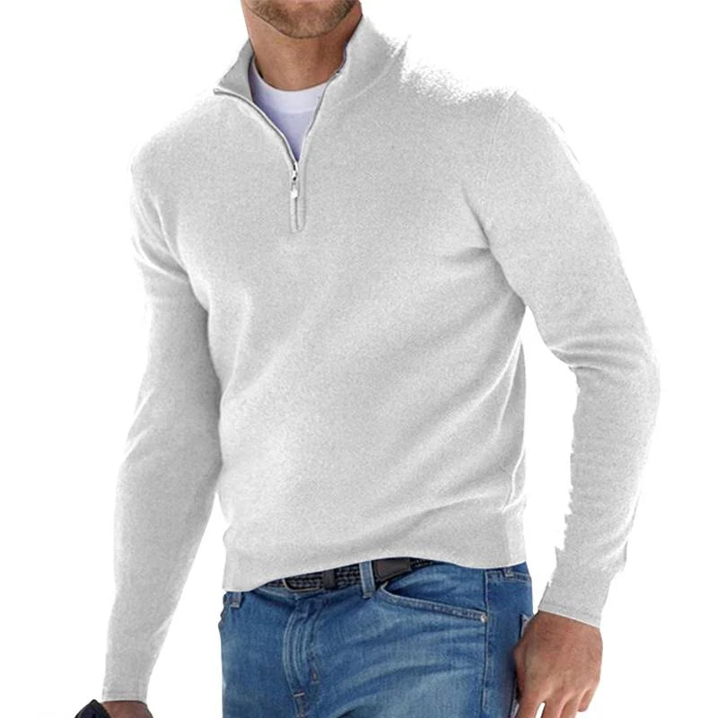 Flynn Men's Sweater | Modern, Knit, Zip