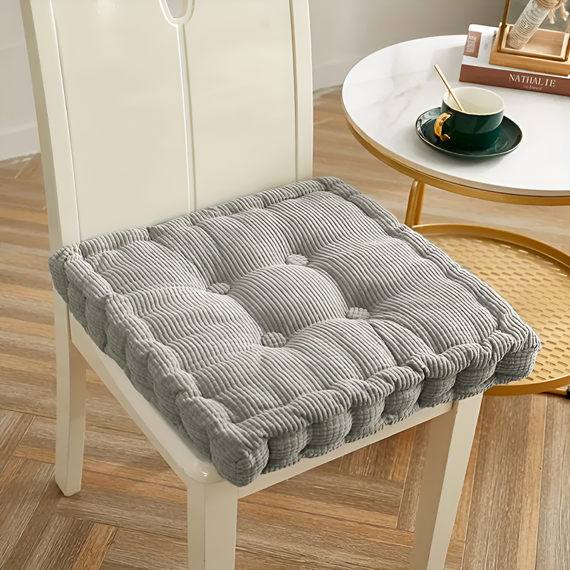 Ash Stackable Corduroy Chair Cushions | Soft Cover, Living Room