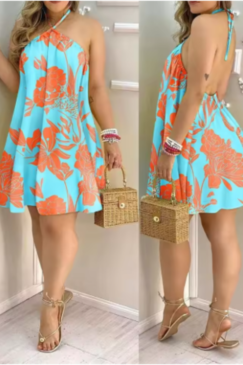 Selma Women's Mini Dress - close-up detail