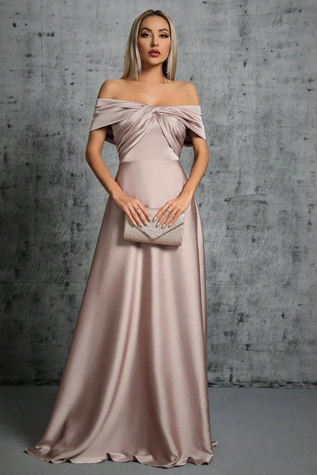 Mabel Women's Pleated Maxi Dress - shown in use