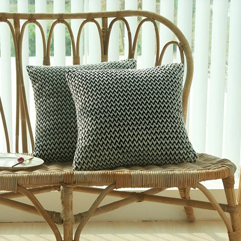 Lush Chevron Cushion Covers | Soft Cover, Living Room