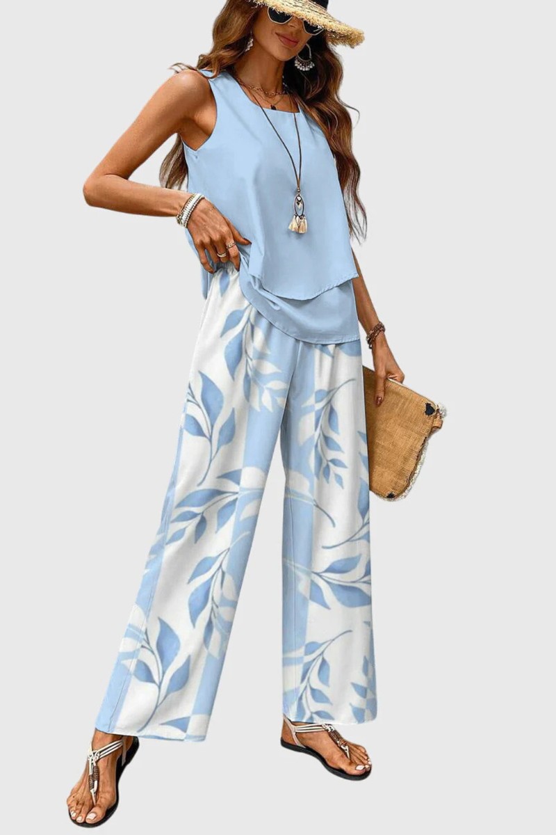 Sophie Women's Wide Leg Trousers - back view