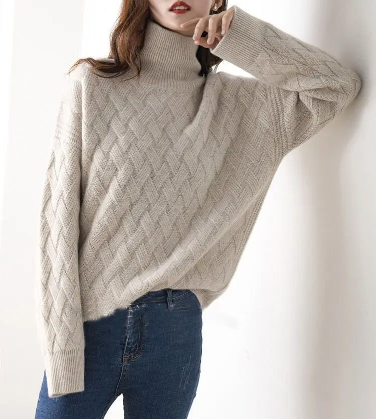 Maren Women's Sweater - fabric and finish detail