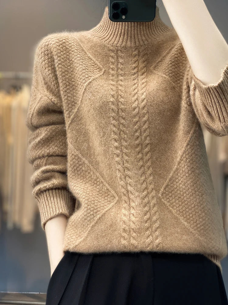 Colette Women's Sweater - fabric and finish detail
