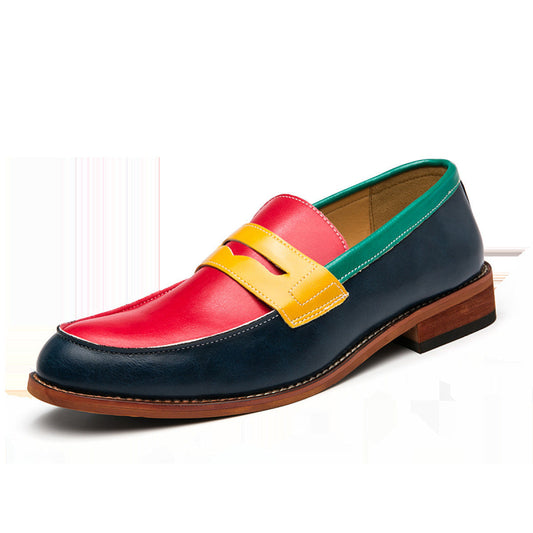 Rufus Men's Block Heel Loafers - front view