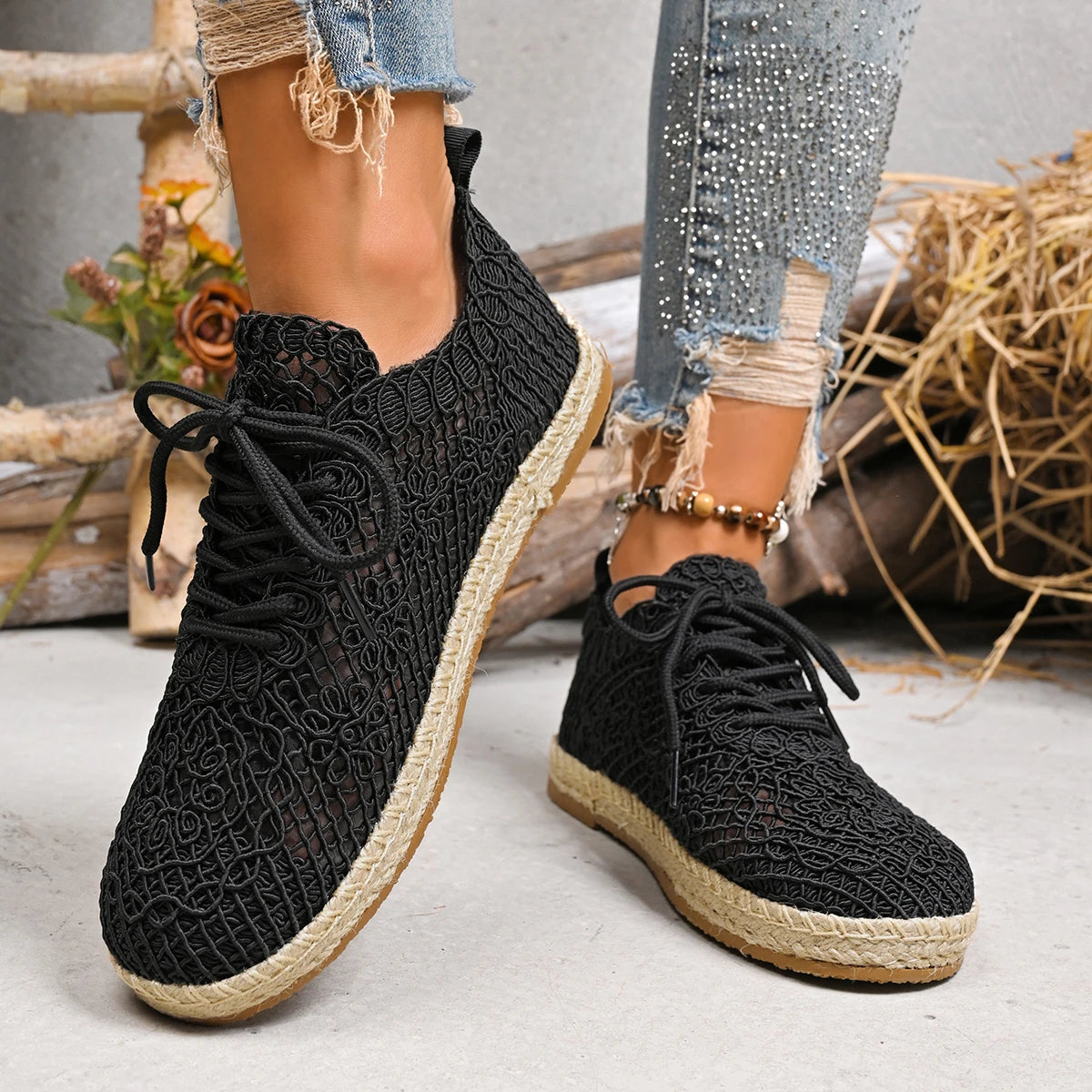 Beatrix Women's Espadrilles - flat lay