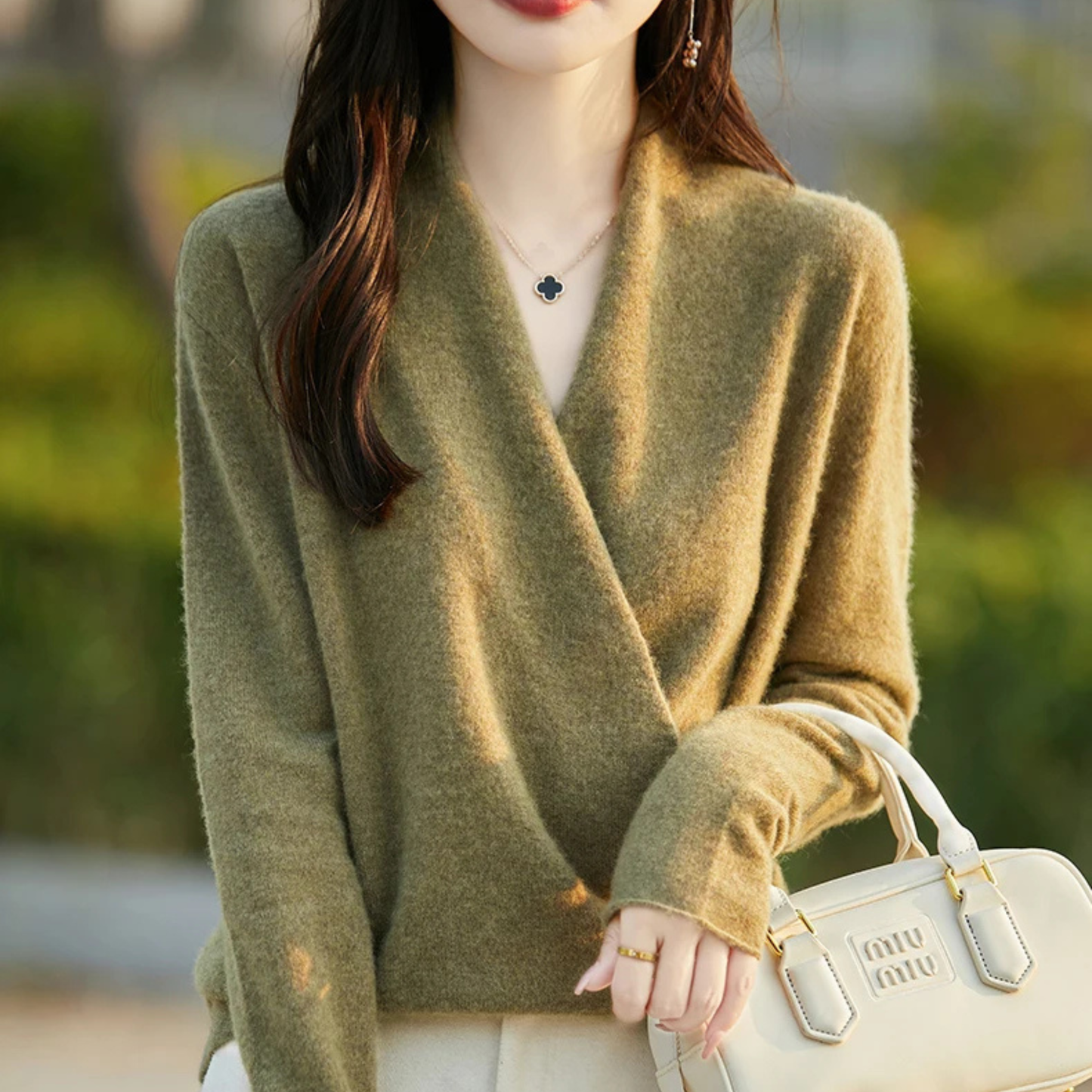 Wilda Women's Sweater - back view
