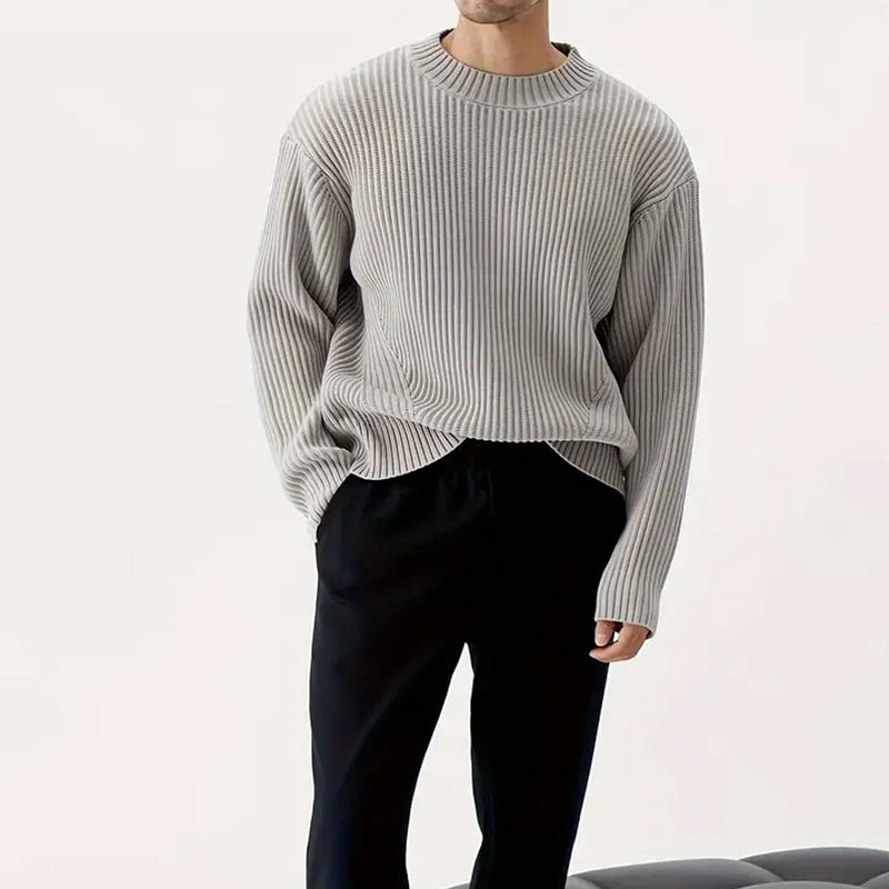 Elias Men's Sweater | Relaxed Fit, Crewneck