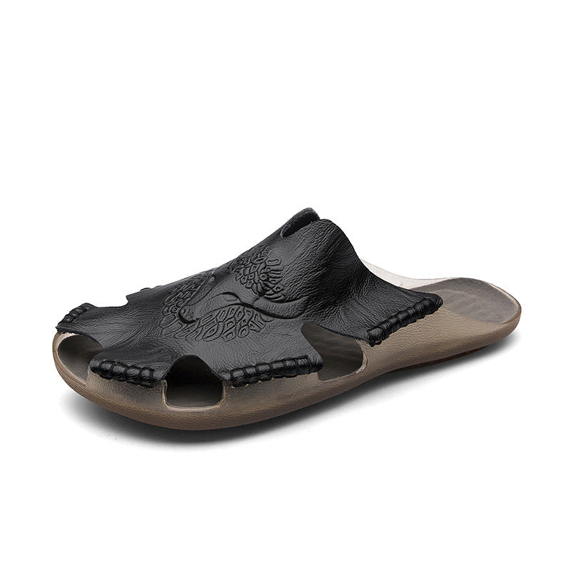 Bruno Men's Sandals - fabric and finish detail