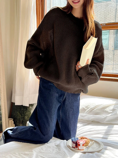 Ulla Women's Oversized Sweater - back view