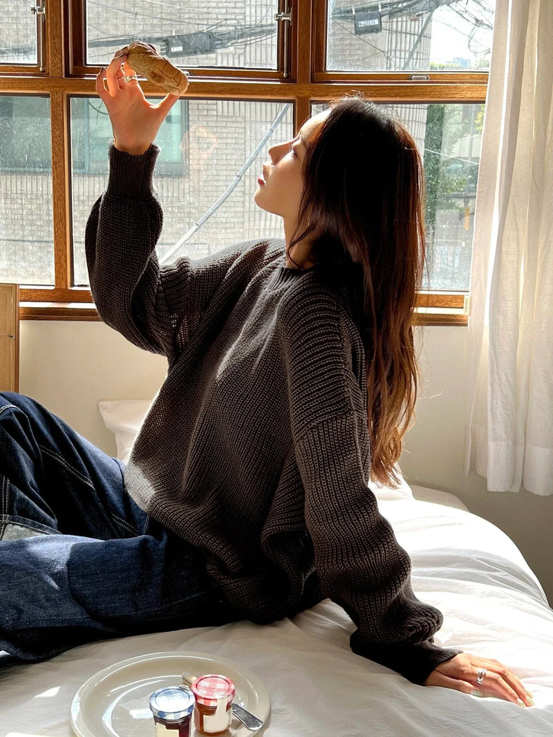 Ulla Women's Oversized Sweater - full-length view