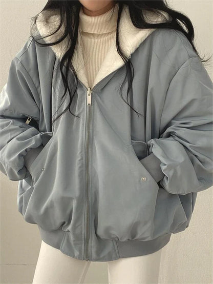 Elsie Women's Oversized Jacket - styled view