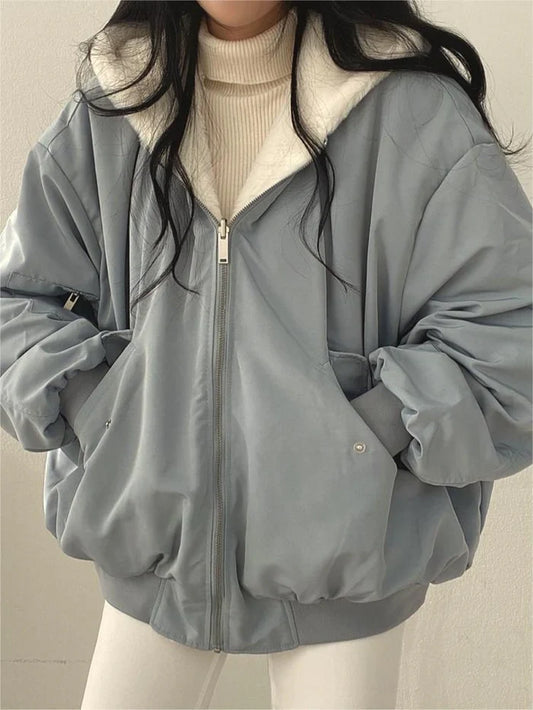 Elsie Women's Oversized Jacket - styled view