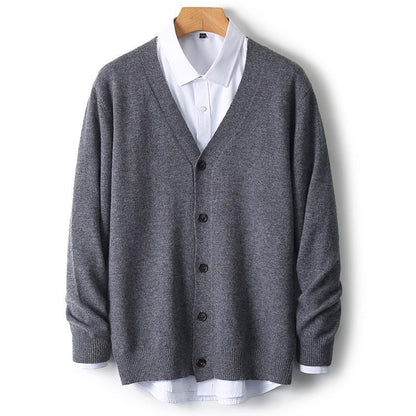 Jasper Men's Cardigan - close-up detail