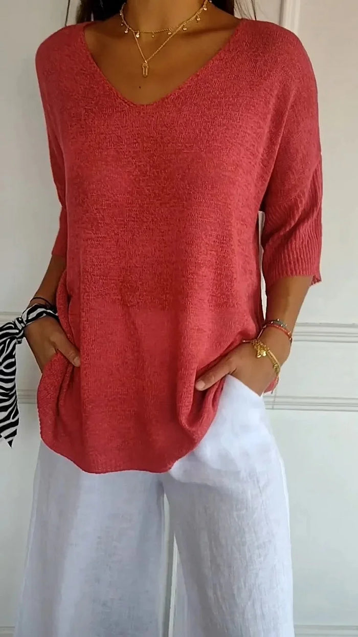Kira Women's Oversized Sweater - front view