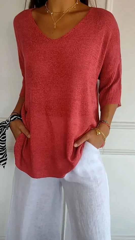 Kira Women's Oversized Sweater - front view