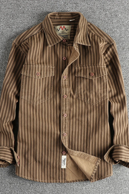 Griffin Men's Striped Blouse - front view