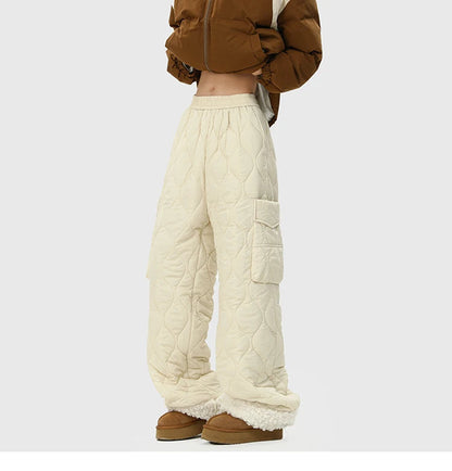 Dahlia Women's Quilted Trousers - full-length view