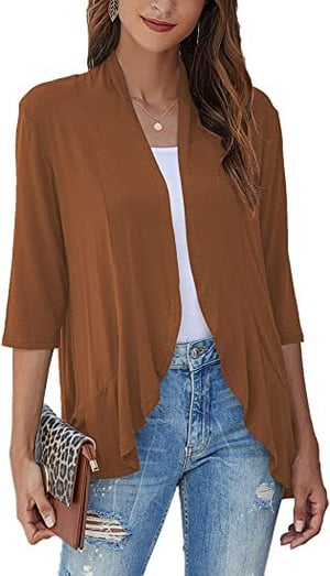 Hattie Women's Cardigan - fabric and finish detail