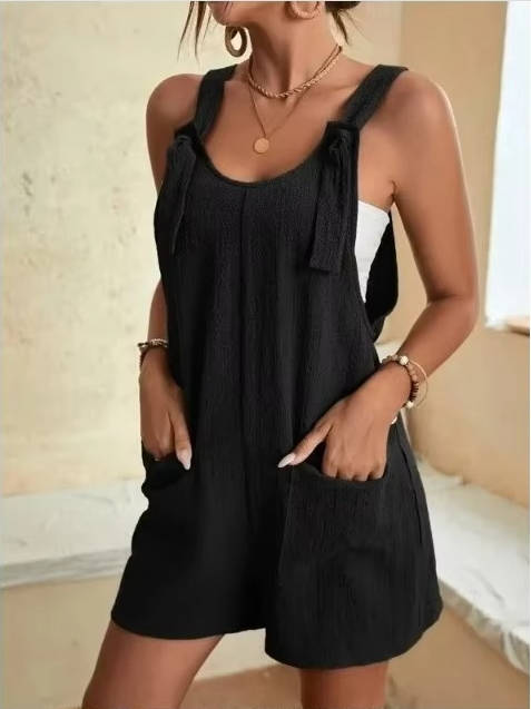 Kaia Women's Adjustable Overalls | Fitted, Sleeveless