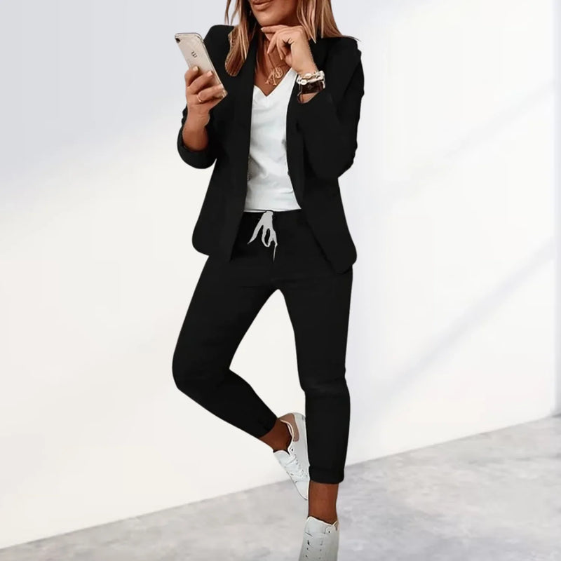 Margot Women's Blazer | Black, Brown
