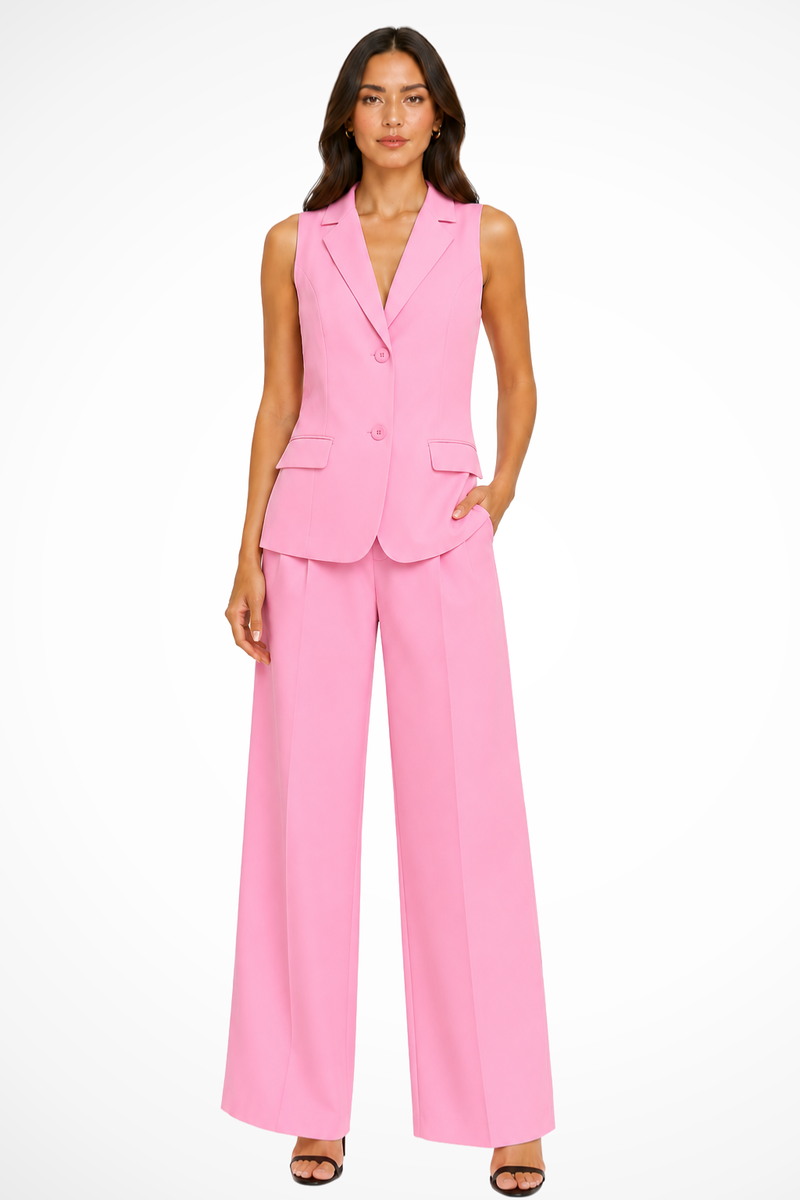 Verity Women's Wide Leg Vest - back view