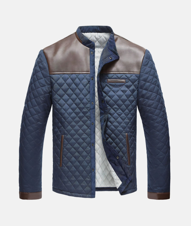 Rufus Men's Quilted Jacket | Button