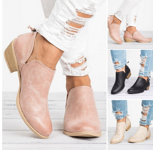 Nell Women's Ankle Boots - fabric and finish detail
