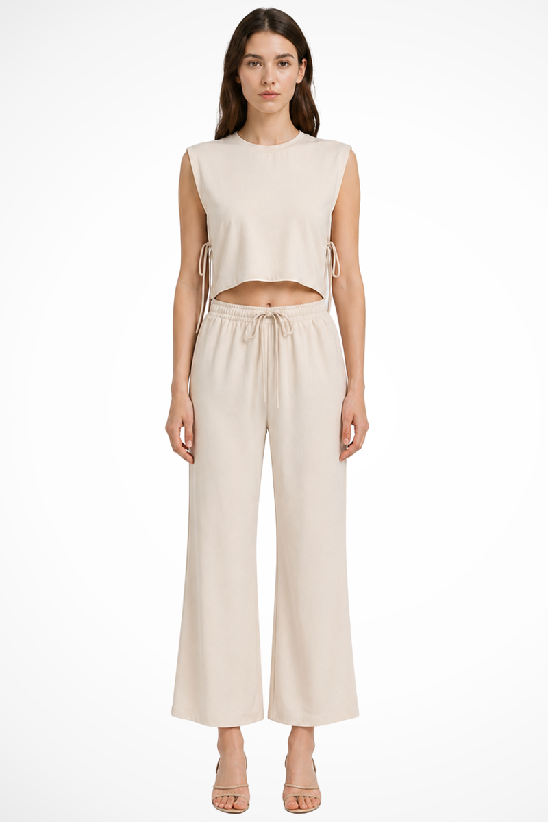 Vienna Women's Wide Leg Trousers - front view