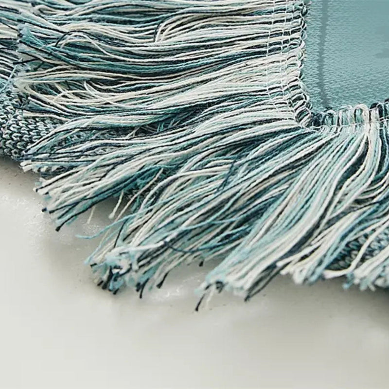 Azura Boho Geometric Knit Blanket