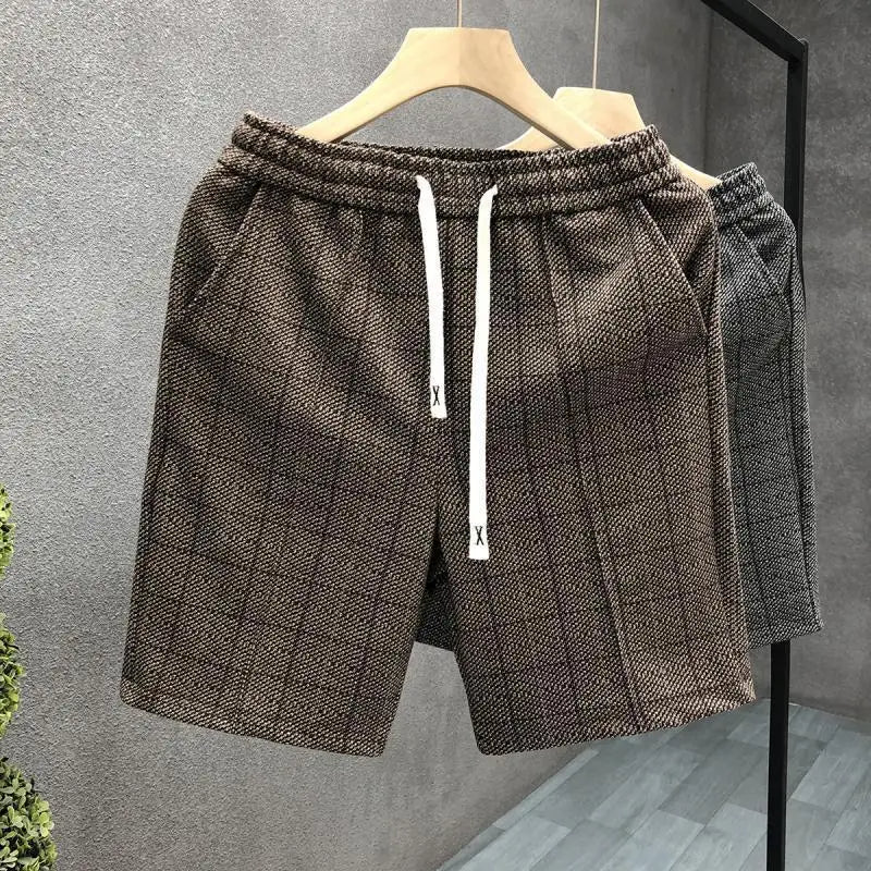 Imogen Women's Plaid Shorts - full-length view