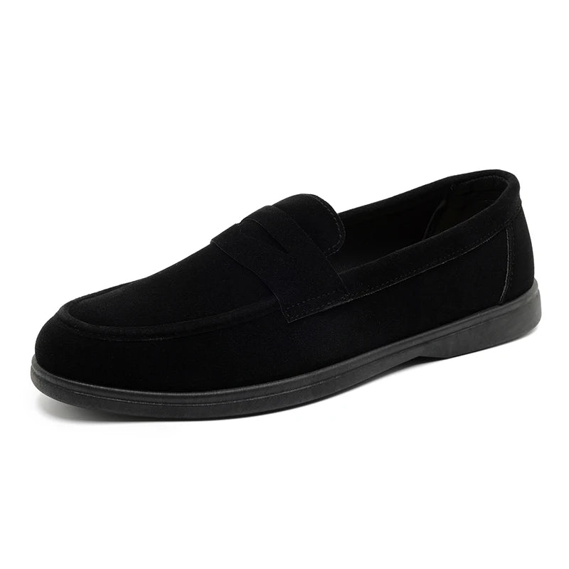 Odette Women's Suede Loafers - styled view