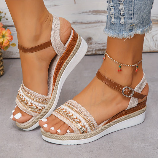 Rosa Women's Platform Espadrilles - front view