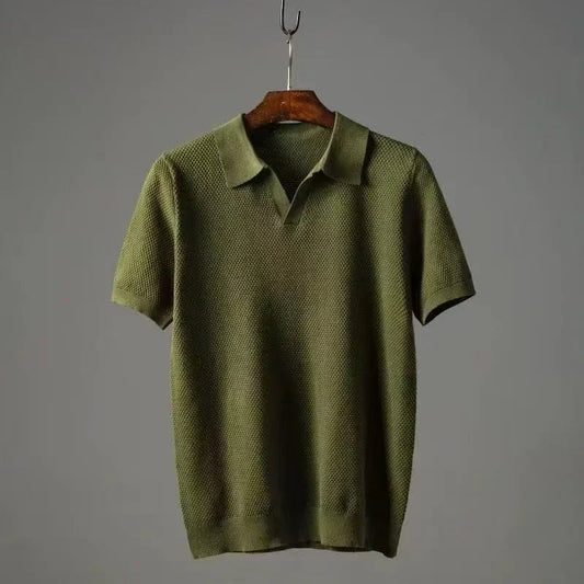 Mira Women's Knit Polo - styled view